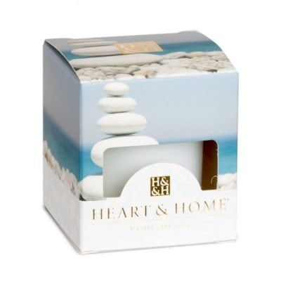 Small Candle Heart and Home Spa Feeling