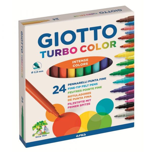 Markers (24pcs) Giotto Turbo