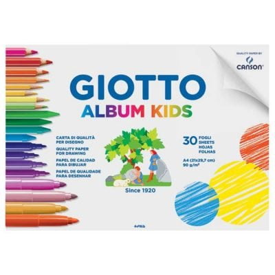 Μπλοκ Ζωγραφικής Giotto album kids A4