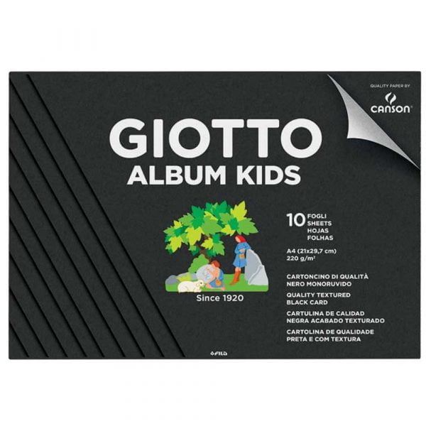 Μπλοκ Ζωγραφικής Giotto album kids (μαύρα φύλα)
