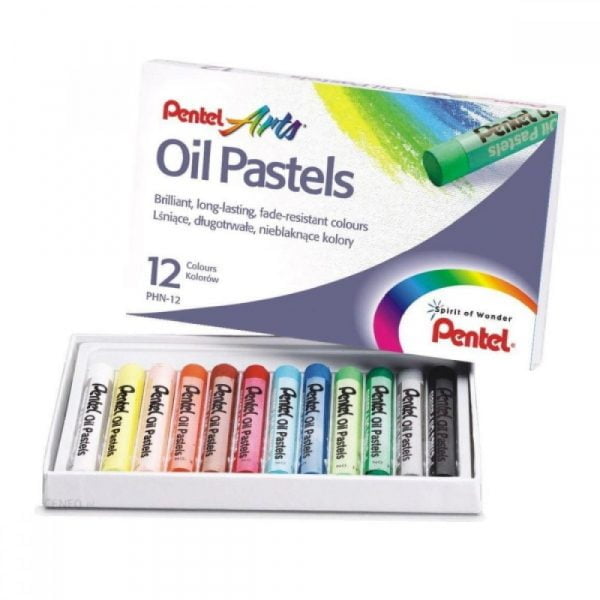 Oil Pastel set  (12 colors)  Pentel