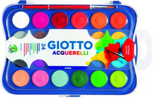 Σετ νερομπογιές (24 χρώματα) Giotto