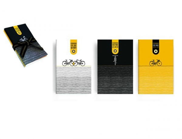 Σετ Σημειωματάριων Make Notes Cycling Collection Ride More Go Green