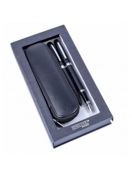 Pen and Fountain Pen set Online Eleganza Leather Style