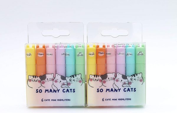 Mini Underliners Set (of 6)  M&G So Many Cats