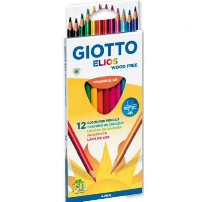 Set of colored Pencils (12 colors) Giotto Elios