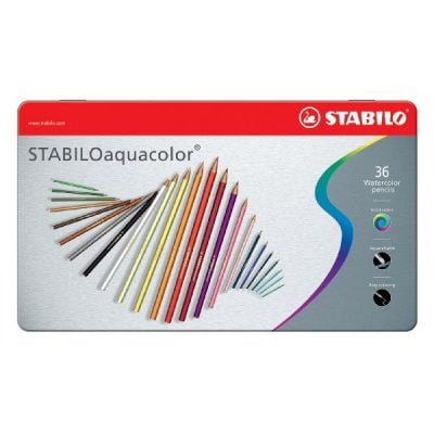 Colored pencils set (36 colors) Stabilo aquacolor